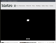 Tablet Screenshot of bistroc.com.au